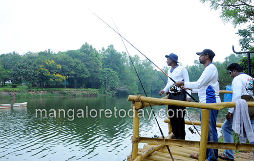 Anglers at Pilikula lake
